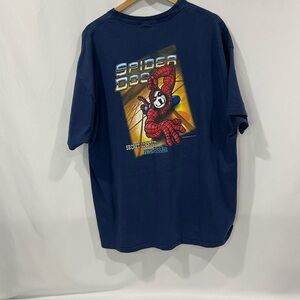 Big Dogs Spider Dog Navy Blue T-Shirt